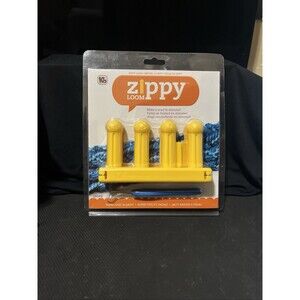 New Authentic ZIPPY LOOM Knitting Board KB (Make a Scarf in Minutes) Easy Instr.